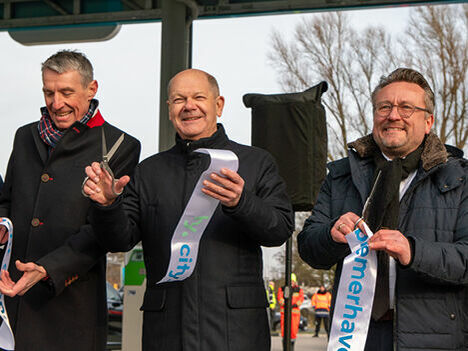 Opening of the HY.City.Bremerhaven hydrogen refuelling station