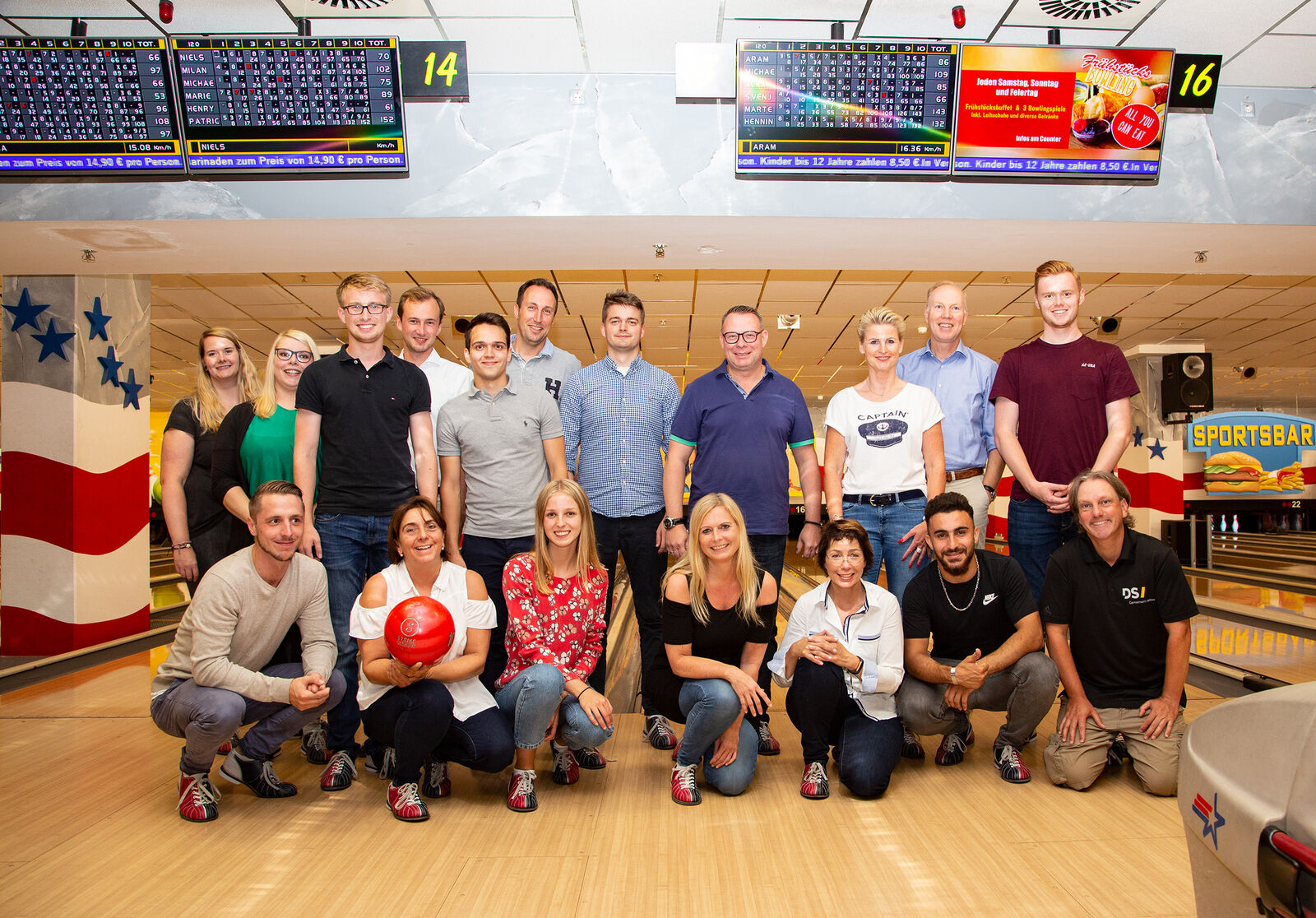 Trainee bowling group 2019