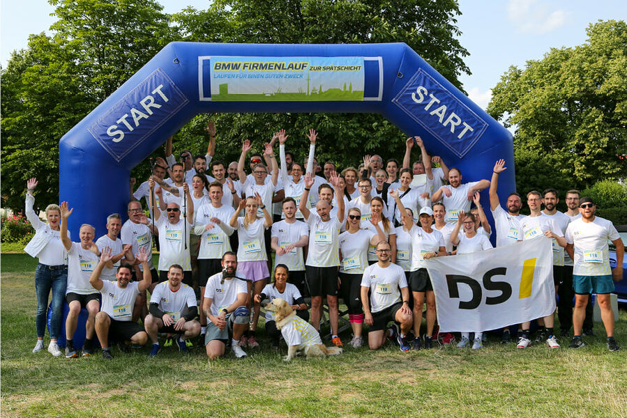 Das Team von DS beim Firmenlauf