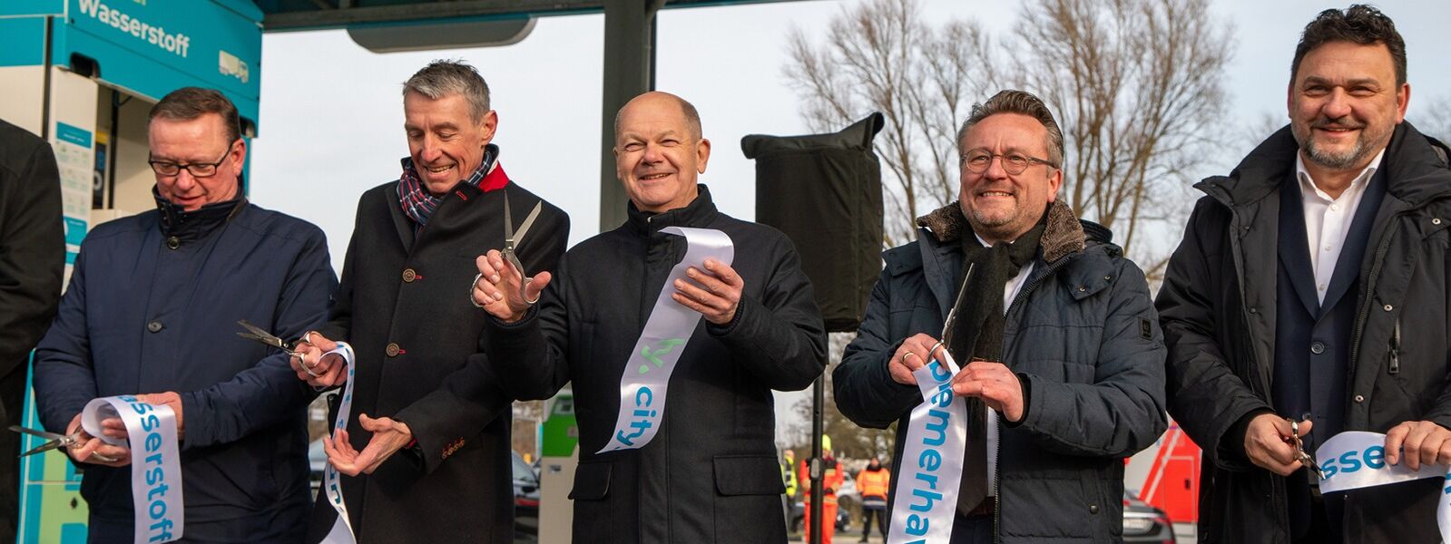 Wasserstofftankstelle Eröffnung